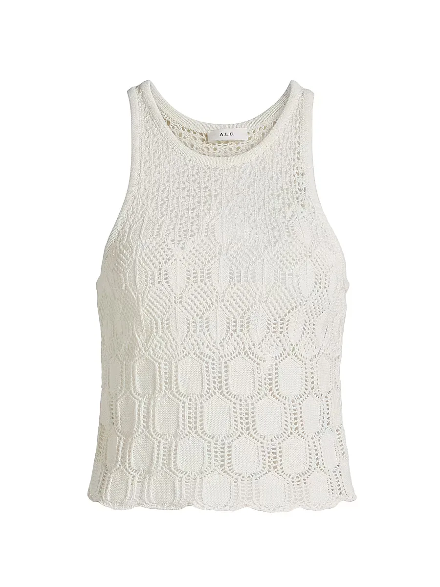 Rosa Crochet Sleeveless Top by A.L.C.