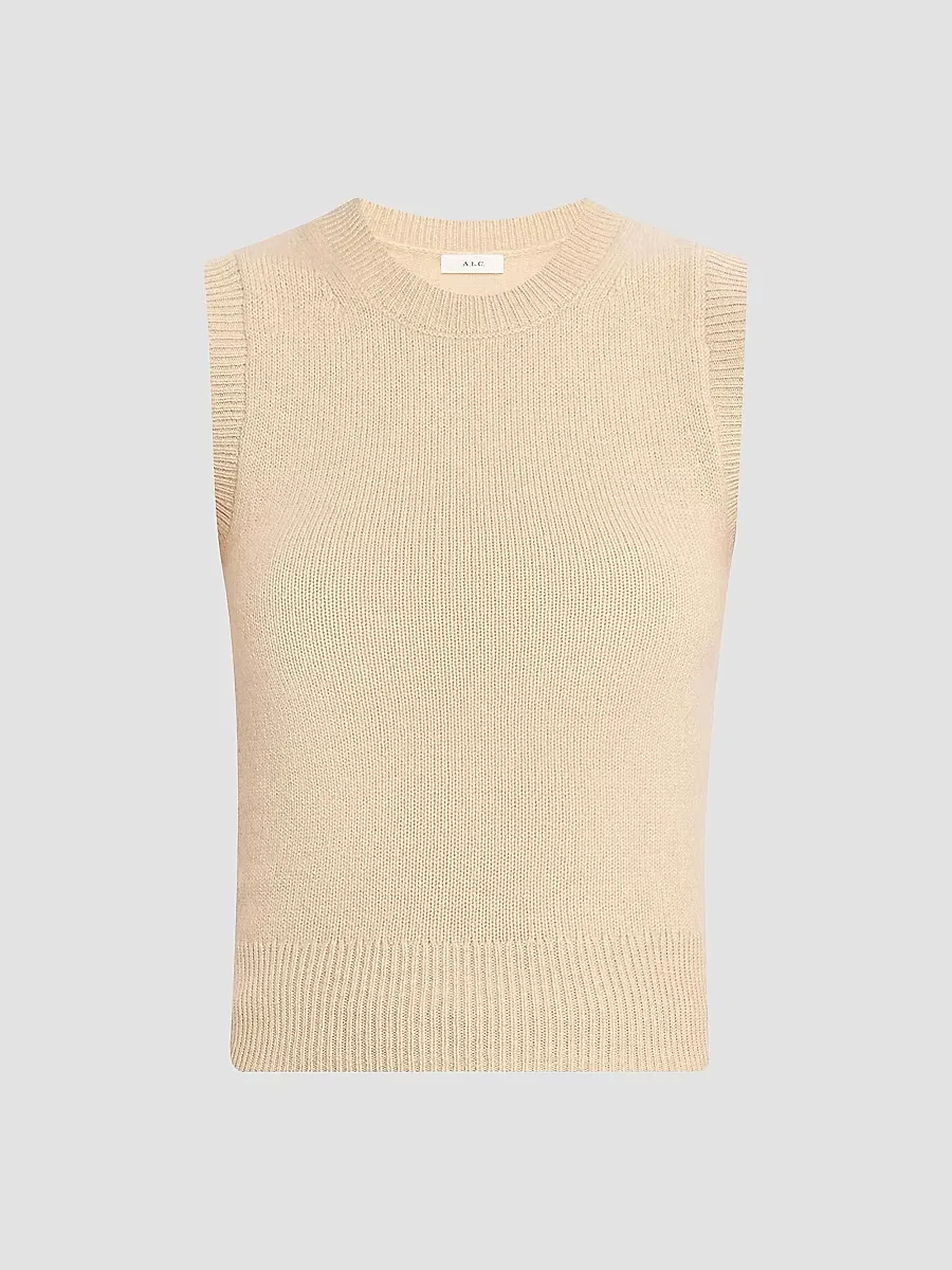 Ian Cashmere Sweater Vest by A.L.C.