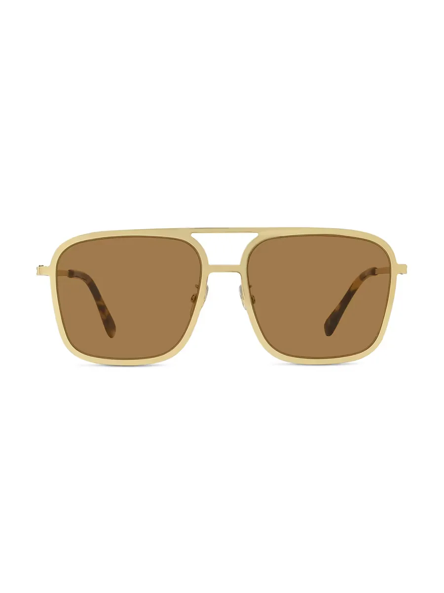 Pilot 57MM Square Sunglasses