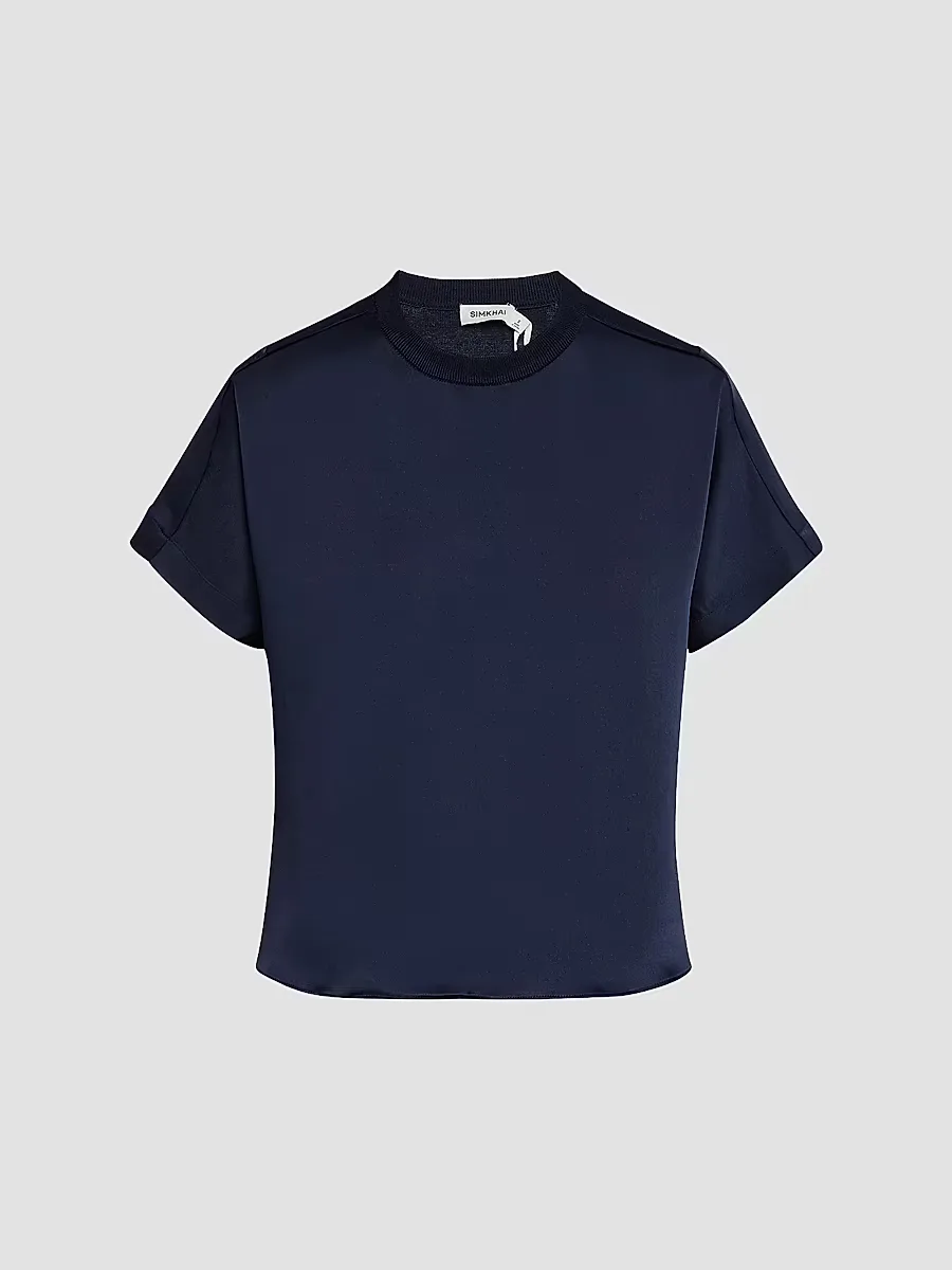 Addy Knit-Back T-Shirt