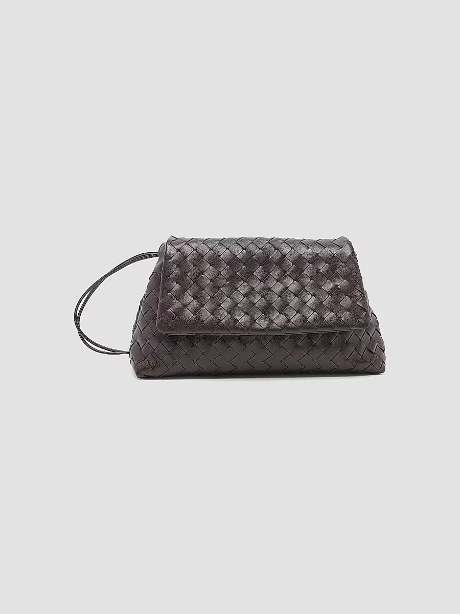 Giorno Intrecciato-Leather Pouch