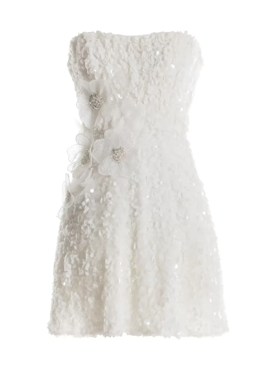 Sasha Embellished Strapless Fit & Flare Minidress by Dress the Population