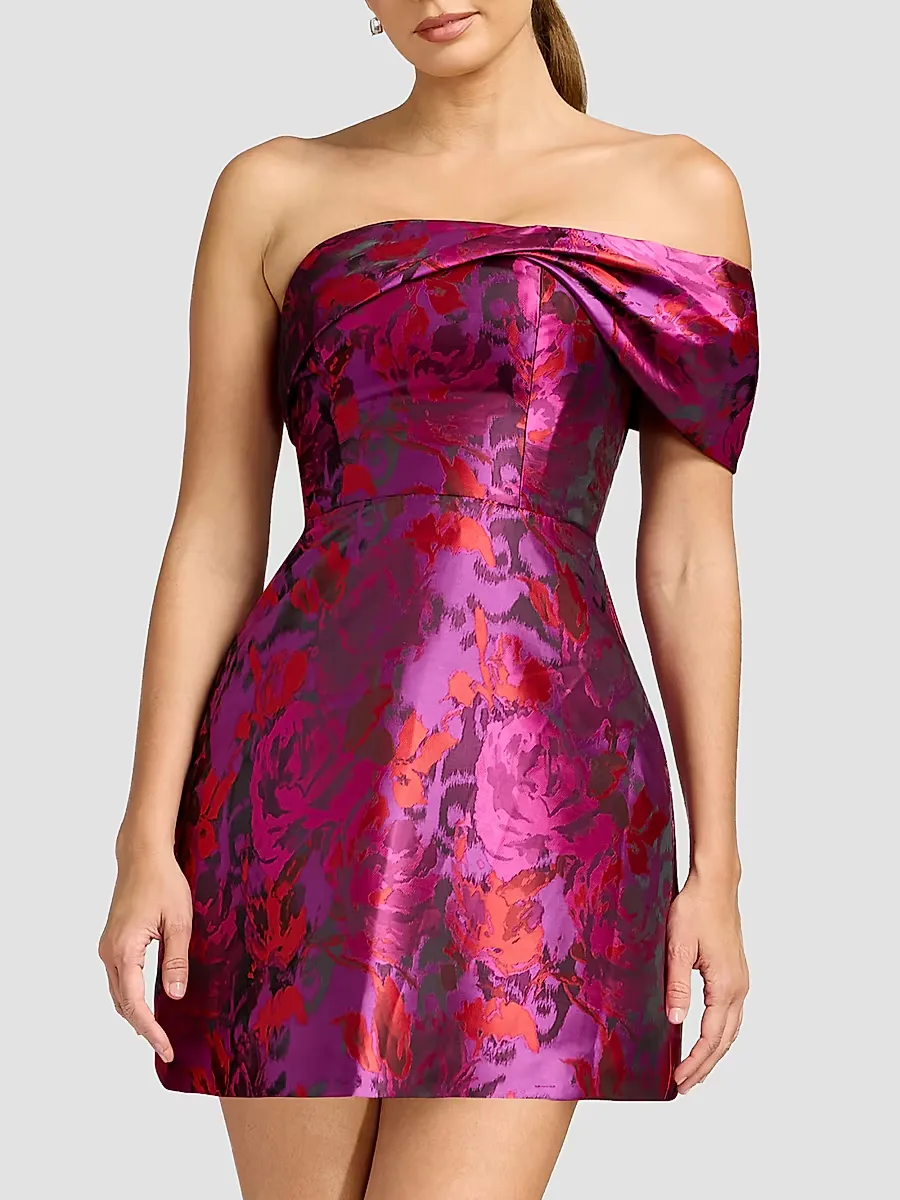 Olive Jacquard Mini Dress by Dress the Population