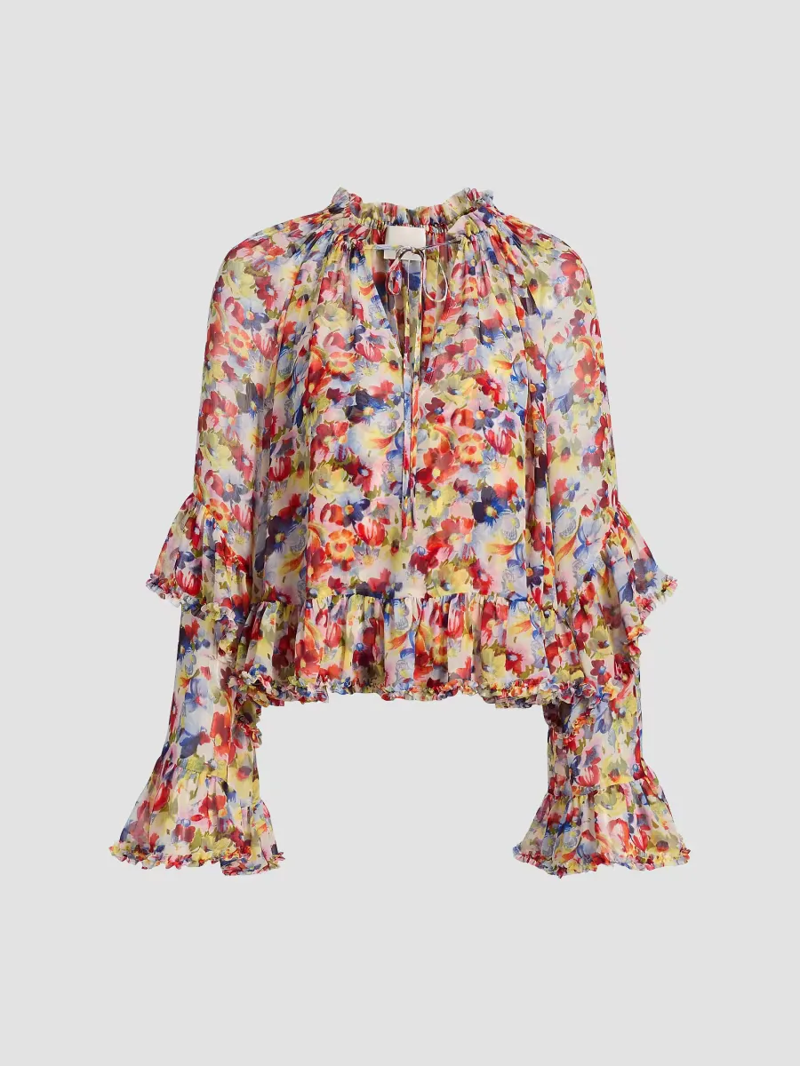 Ellys Wildflower Bunch Top by Cinq  Sept