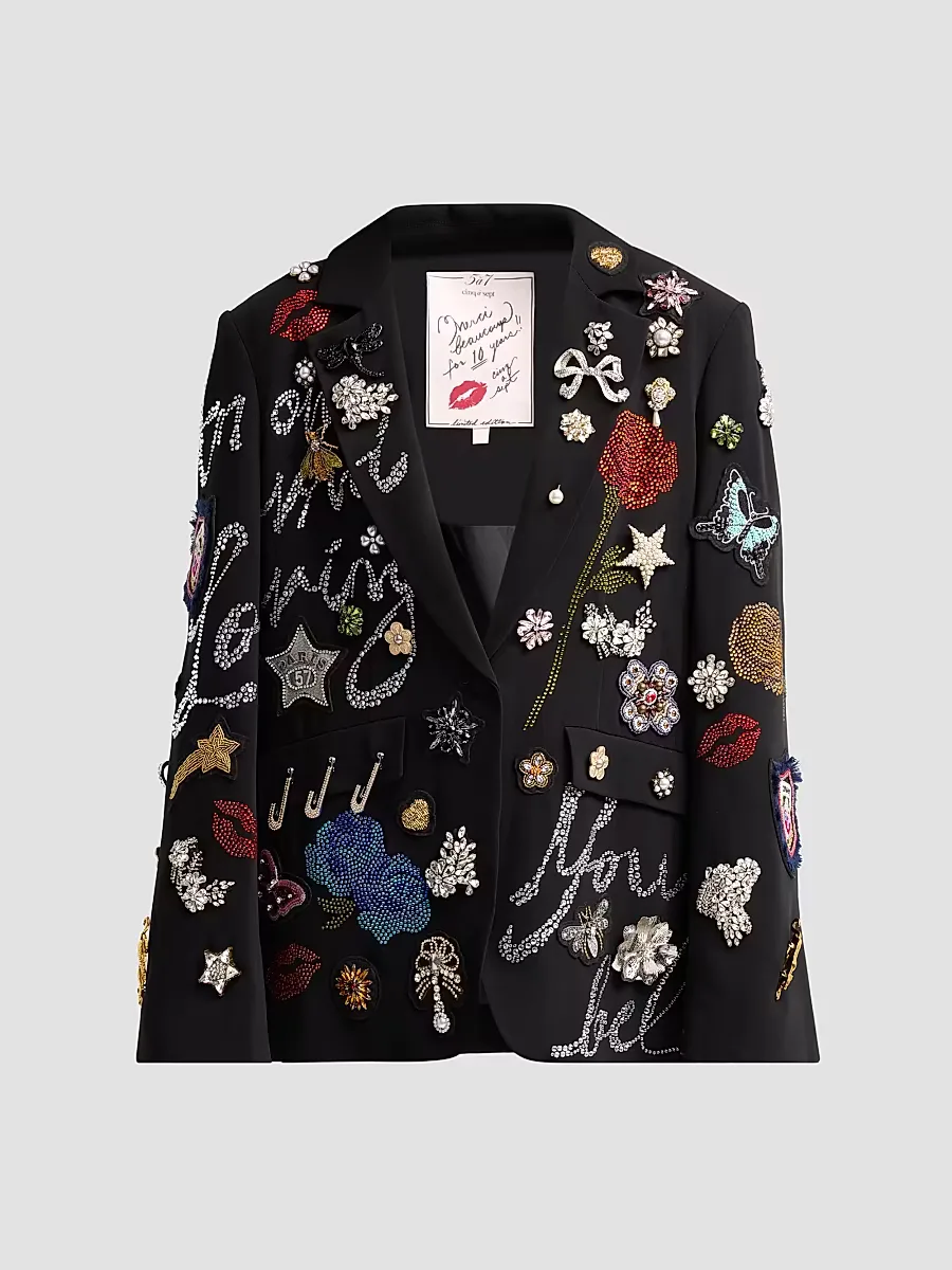 Greatest Hits Kael Embellished Blazer by Cinq  Sept