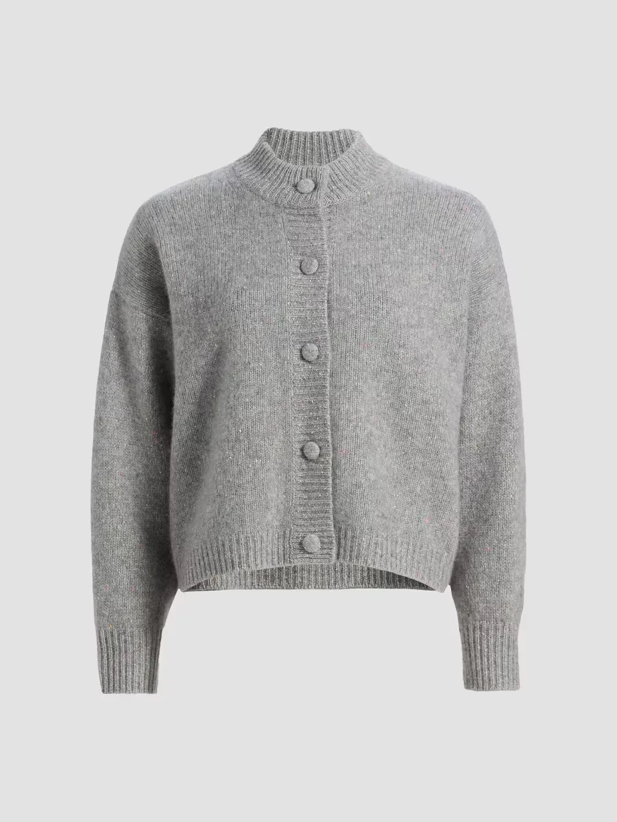 Flecked Cashmere Cardigan by FRAME