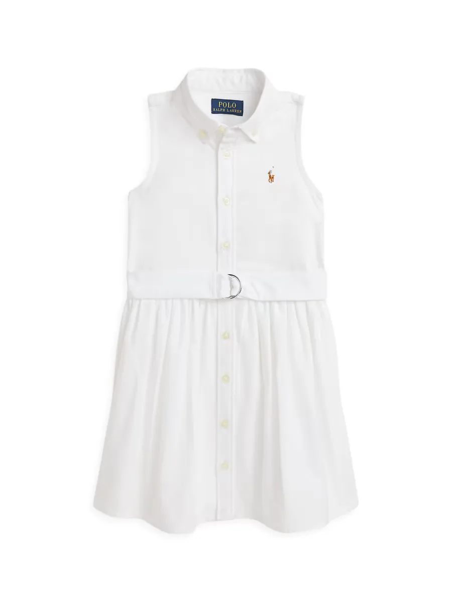 Classic Oxford Sleeveless Shirtdress by Polo Ralph Lauren