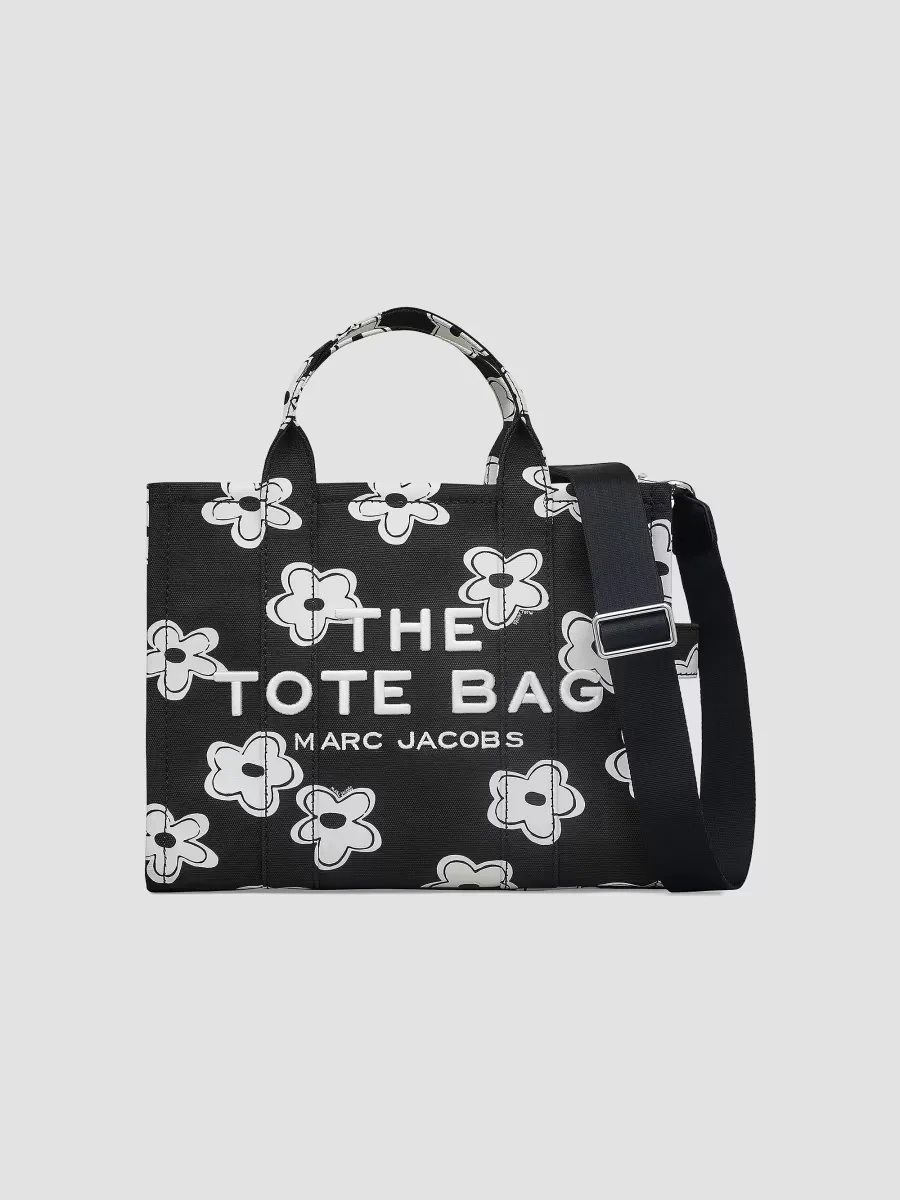 The Daisy Canvas Medium Tote Bag by Marc Jacobs