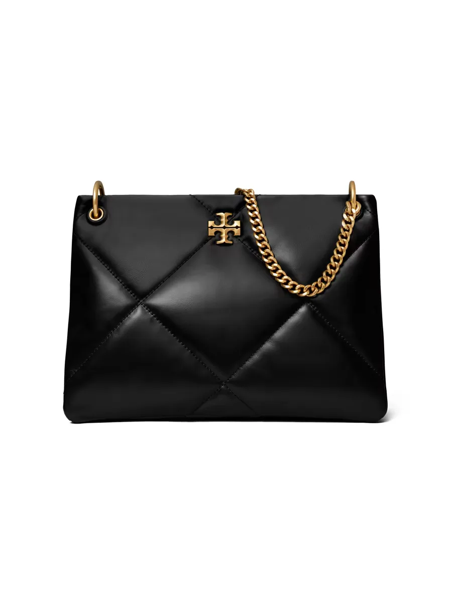 Small Kira Diamond Leather Hobo Bag by Tory Burch