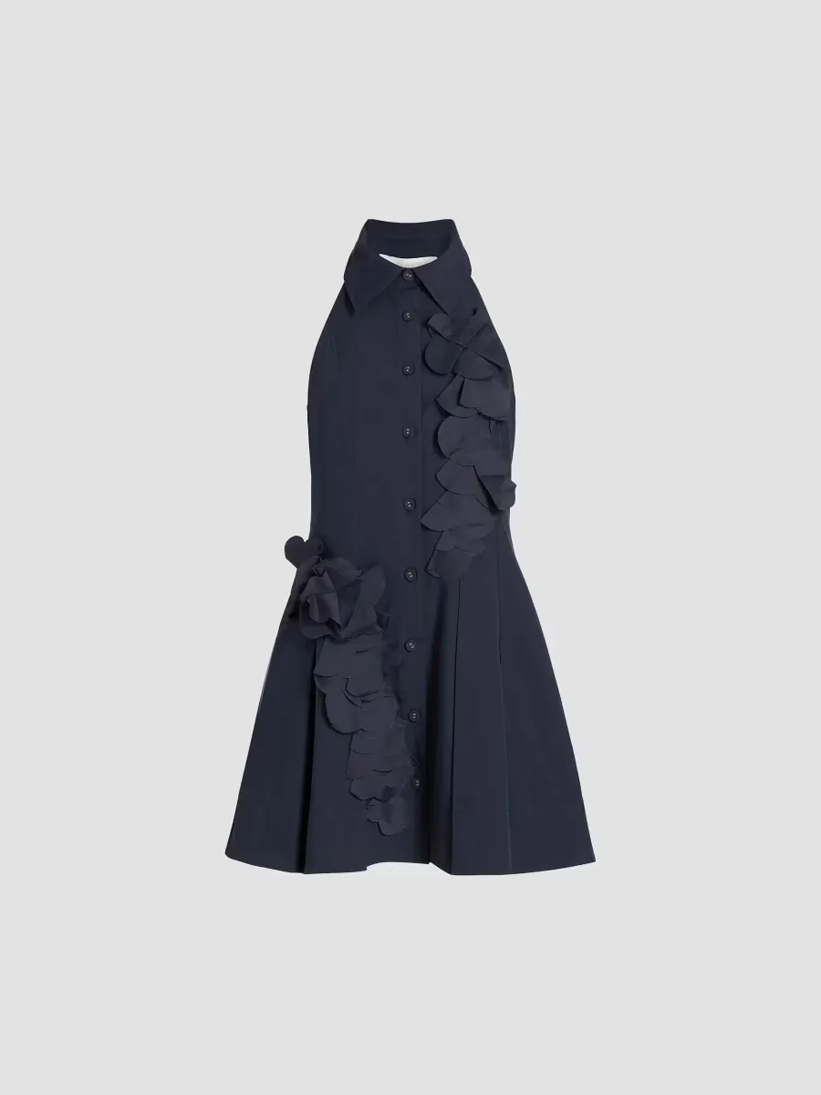 Donna Cotton-Blend Mini-Shirtdress by Ramy Brook