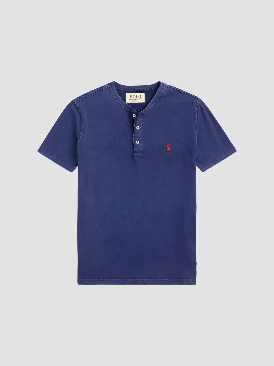 Slub Jersey Short-Sleeve Henley Shirt by Polo Ralph Lauren