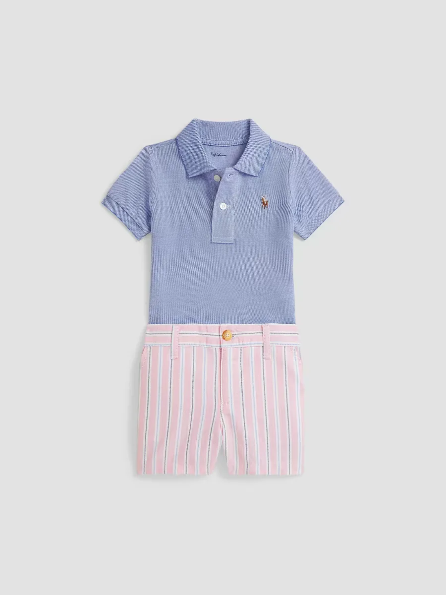 2-Piece Polo Shirt & Shorts Set by Polo Ralph Lauren