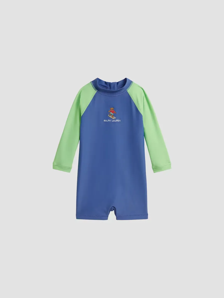 Polo Bear Rashguard Shortall by Polo Ralph Lauren