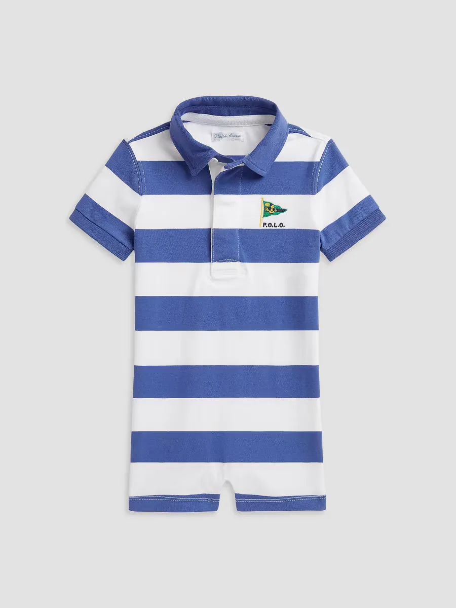 Nautical Striped Rugby Shortall by Polo Ralph Lauren