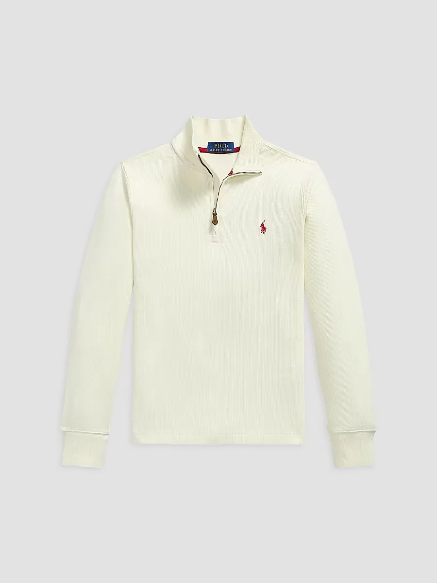 Estate-Ribbed Cotton Pullover Sweater by Polo Ralph Lauren