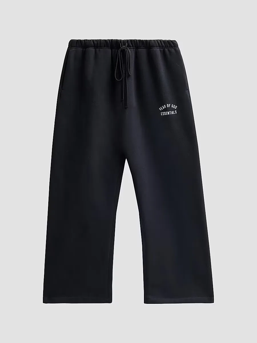 Logo Cotton-Blend Wide-Leg Sweatpants by Fear of God Essentials