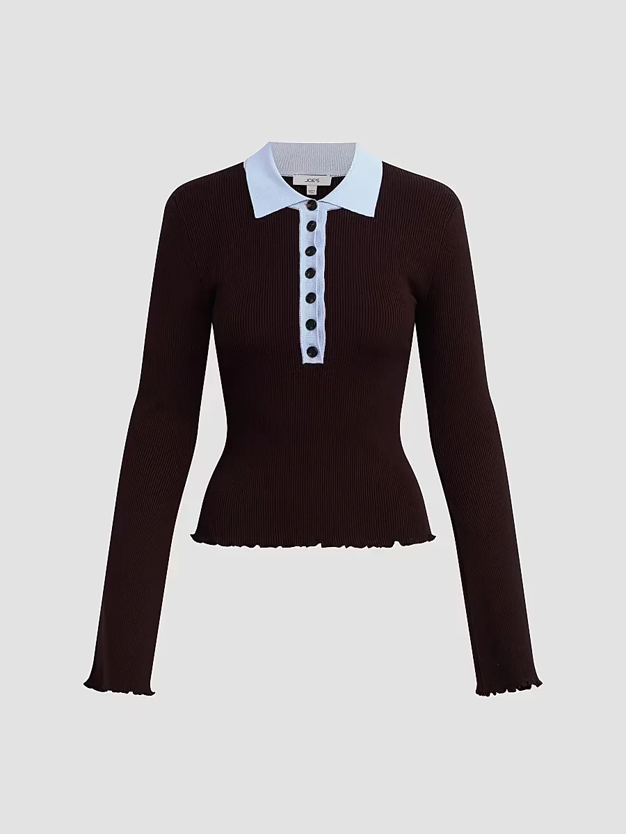 The Riley Polo Sweater by Joe's Jeans