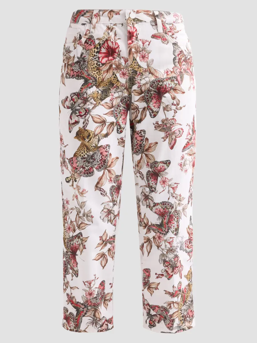 Blaine Low-Rise Crop Stovepipe Jeans by L'AGENCE