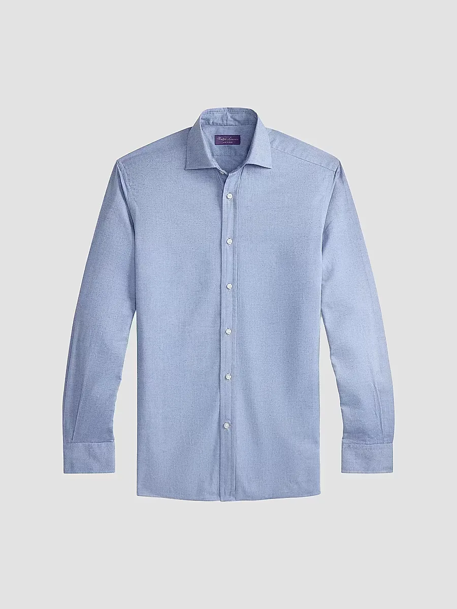 Purple Label Glen Check Flannel Shirt by Ralph Lauren