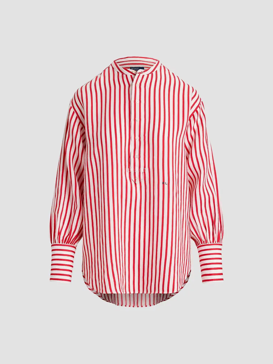 Striped Linen-Cotton Shirt by Polo Ralph Lauren