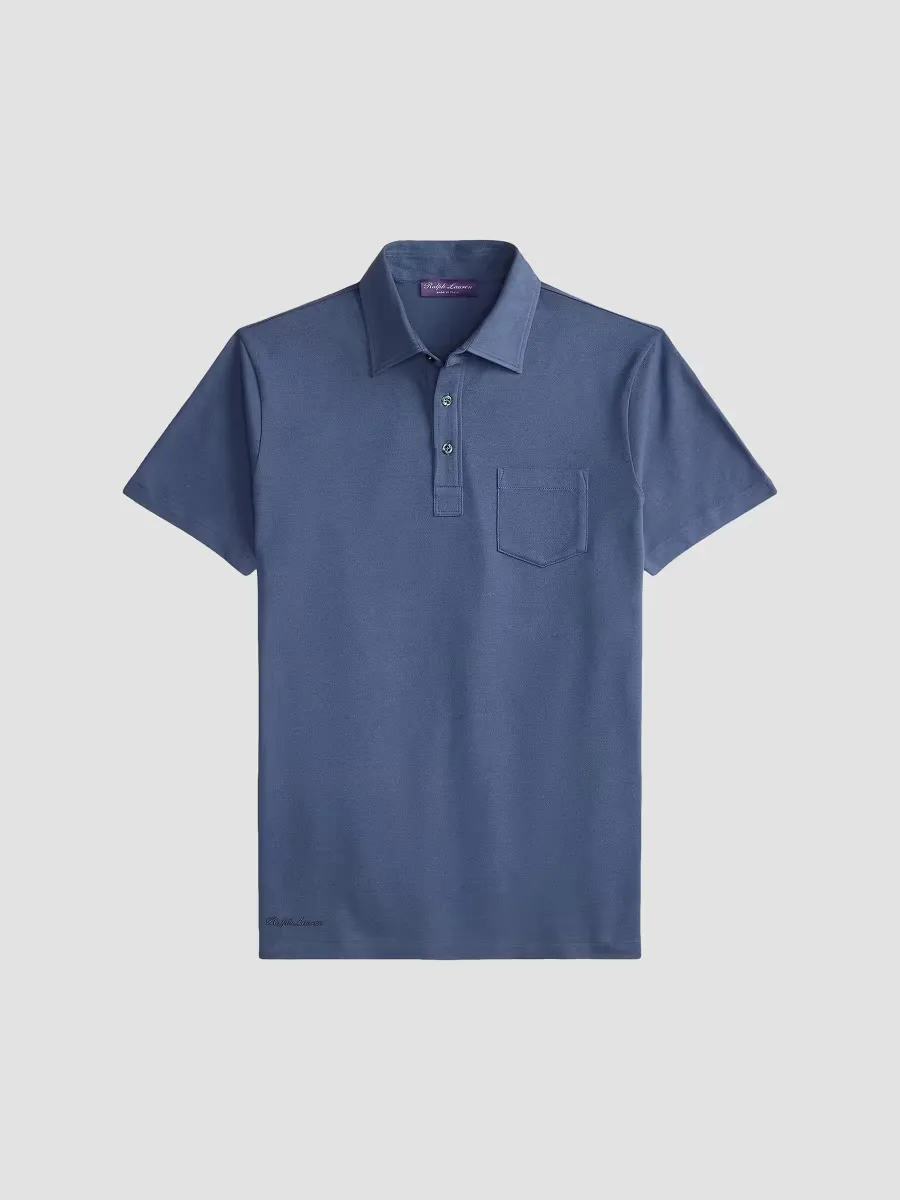 Ralph Lauren Purple Label Cotton-Cashmere Piqu Polo Shirt by Ralph Lauren
