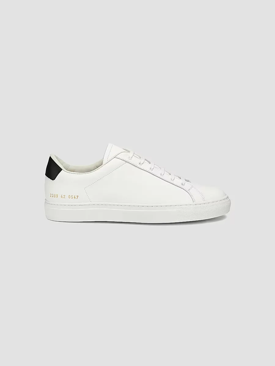 Retro Classic Leather Low-Top Sneakers by Common Projects