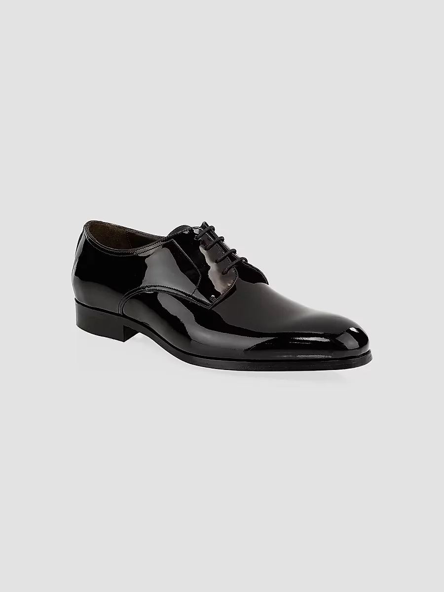 Aalborg Lace-Up Patent Leather Derby Shoes by To Boot New York