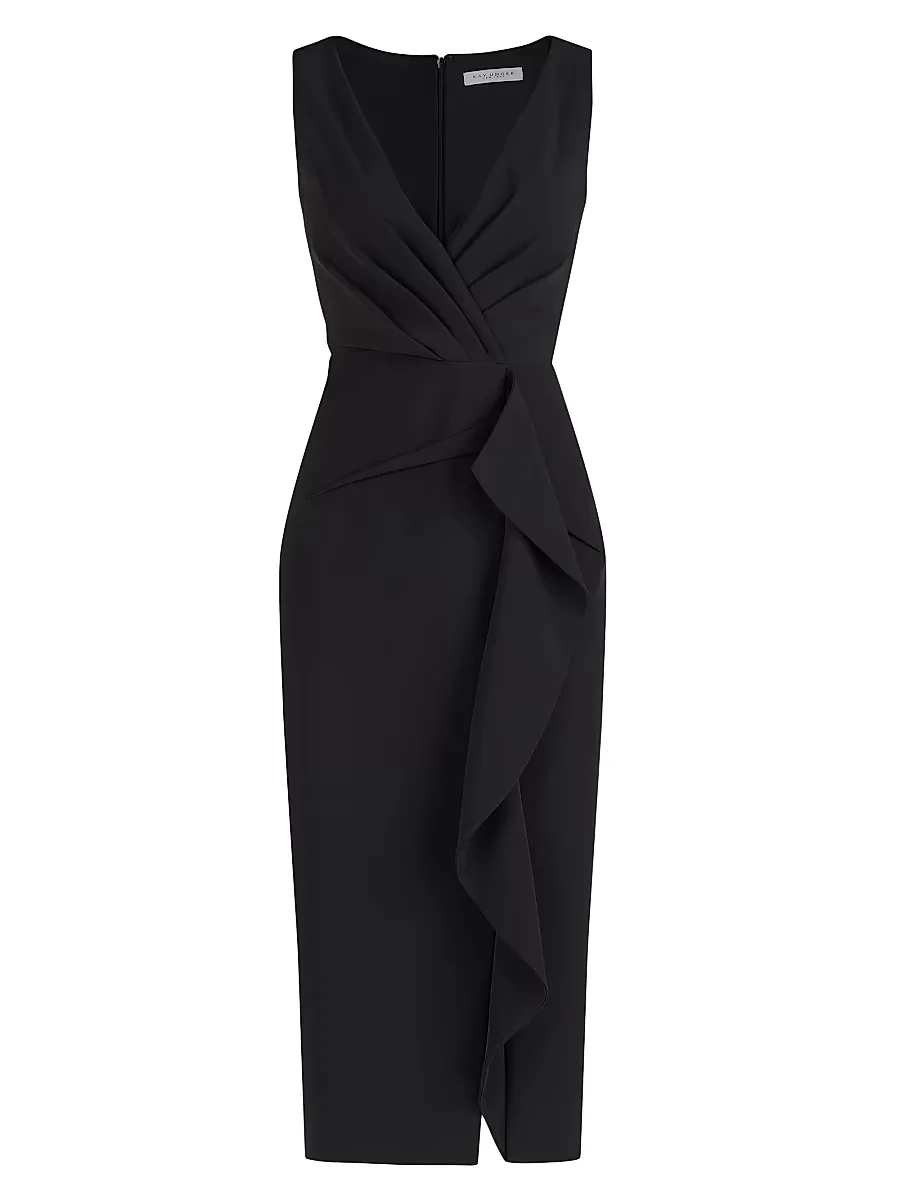 Brynn Stretch Crepe Sheath Dress by Kay Unger