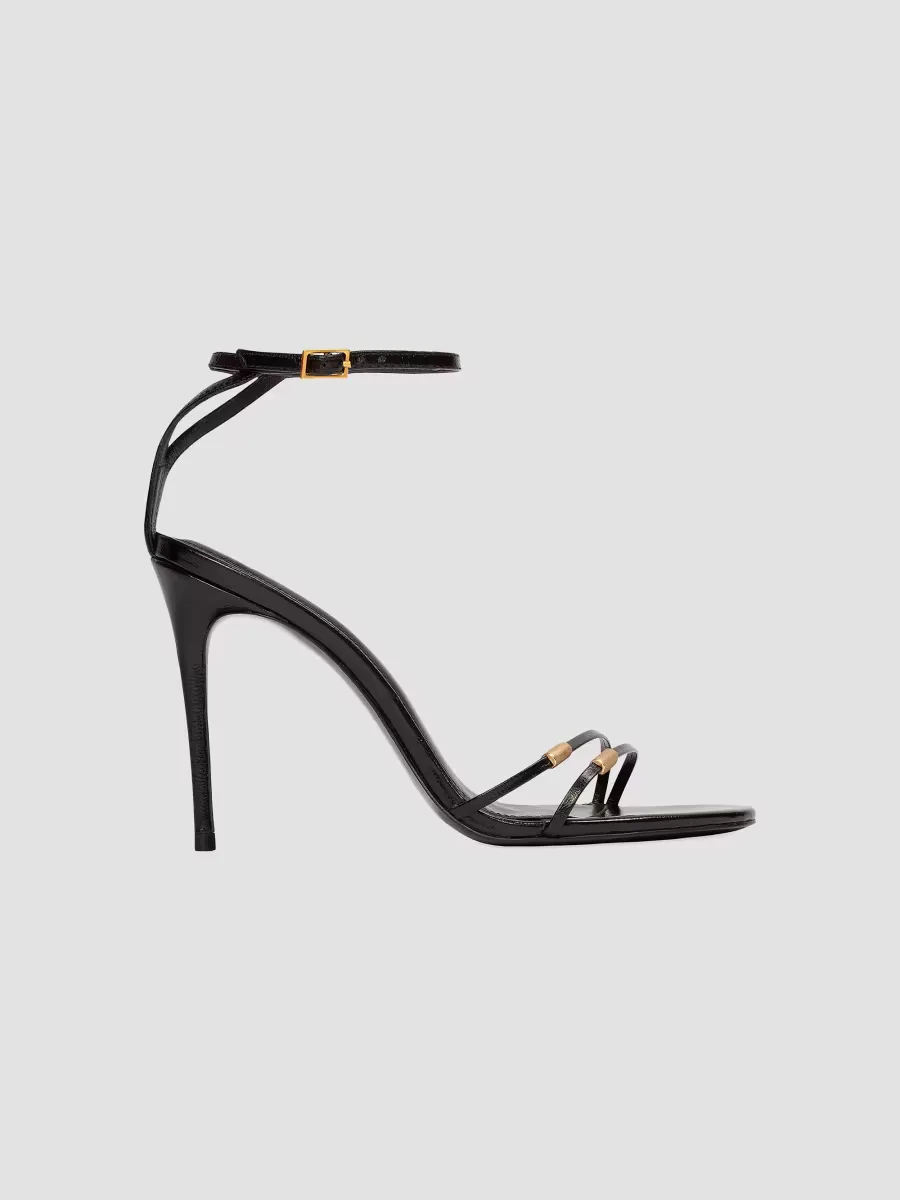 Britanny 100MM Strappy Sandals by Black Suede Studio