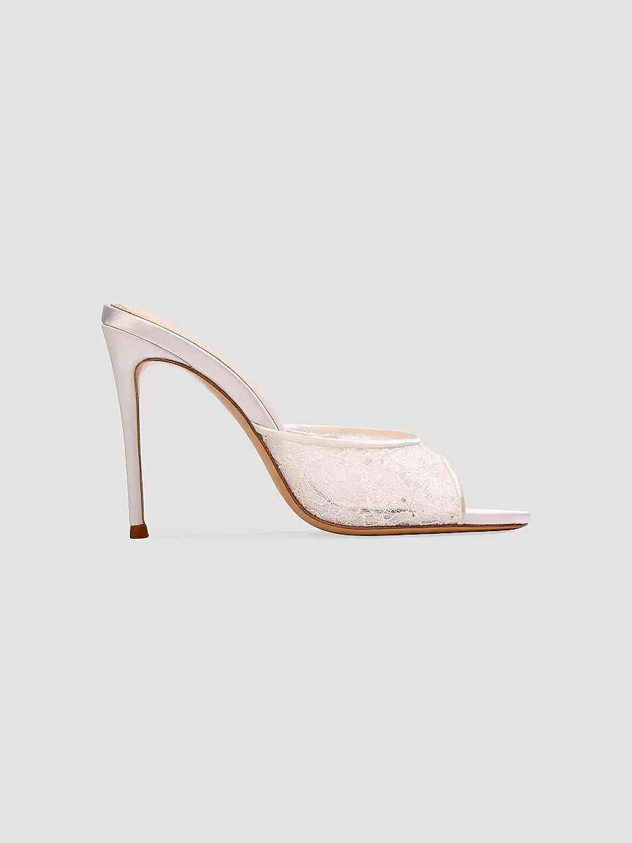 Geni 100MM Mules by Black Suede Studio