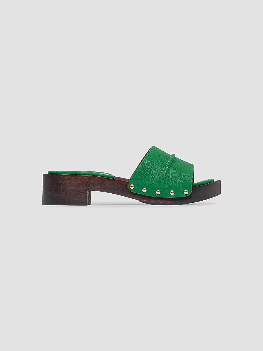 Bernardo 1946 Blyde Low Heel Clog Sandals by Bernardo