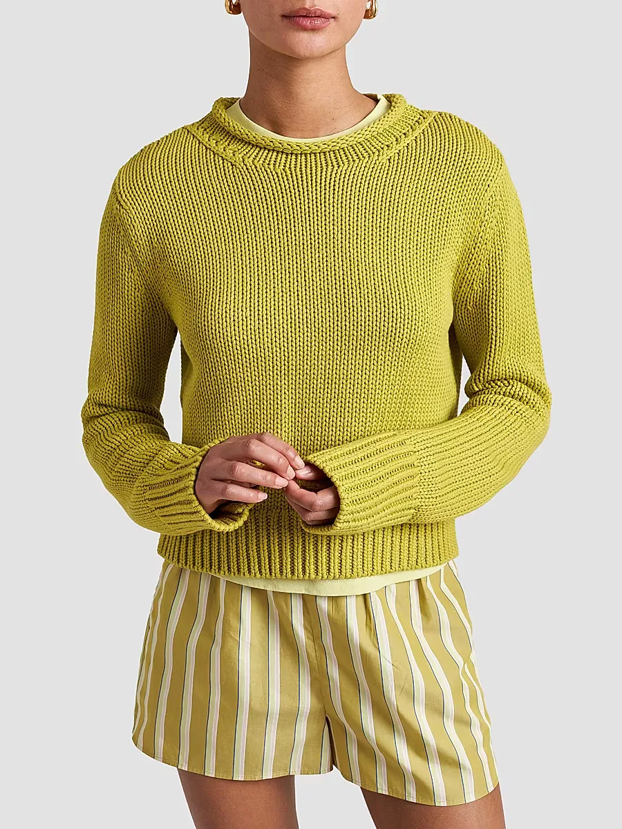 Solid Mini Marina Sweater by La Ligne