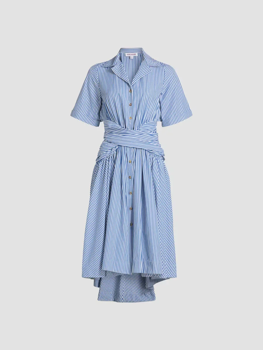 Tie Shirtdress by Rosie Assoulin