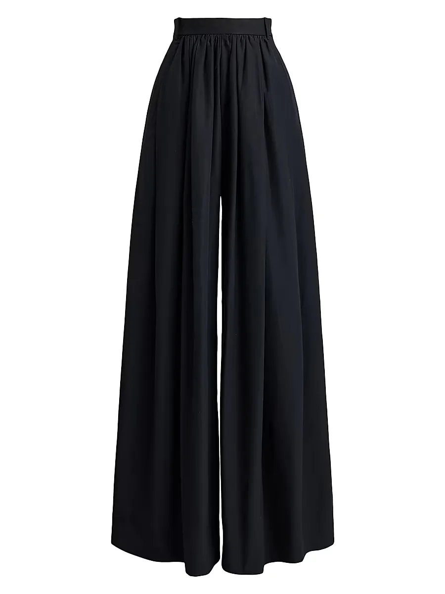 Vannesa Poplin Wide-Leg Pants by Ralph Lauren