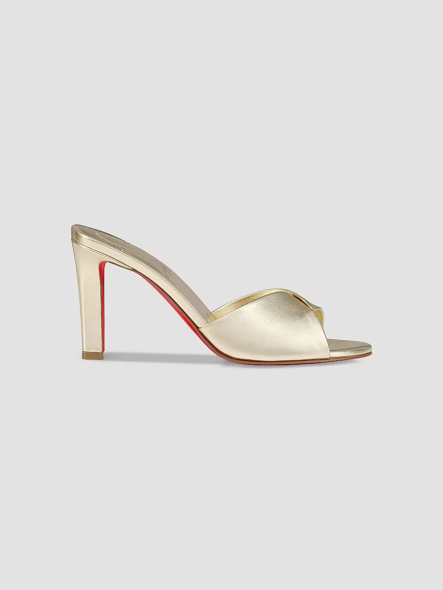 Fanny 85MM Leather Mules by Christian Louboutin