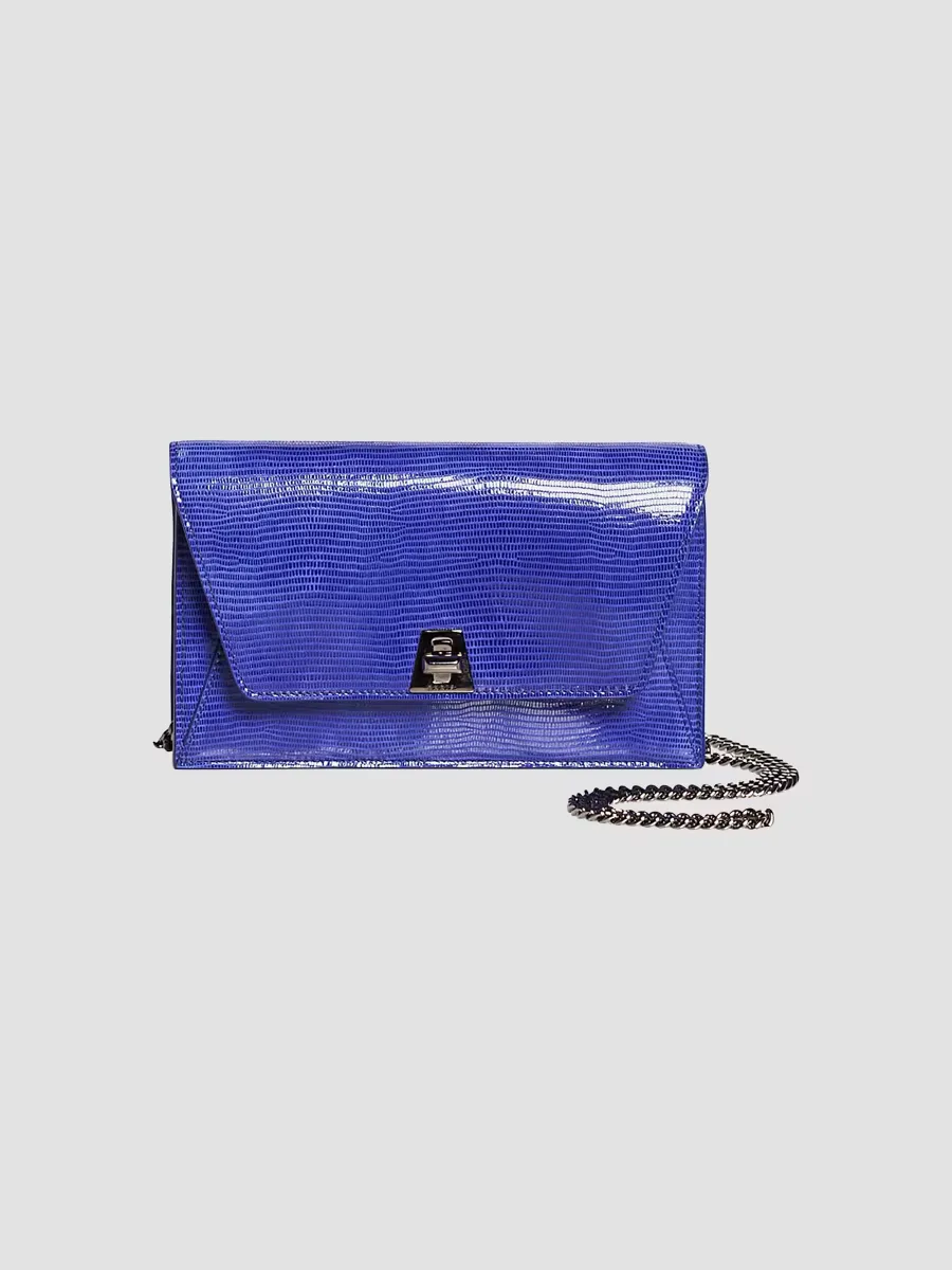 Anouk Envelope Patent Leather Crossbody Bag