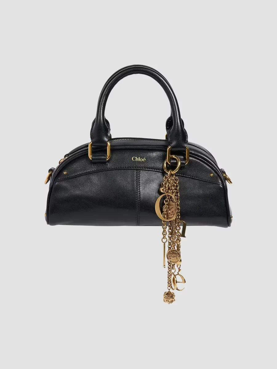 Small Leather Bowling Bag by Chloé