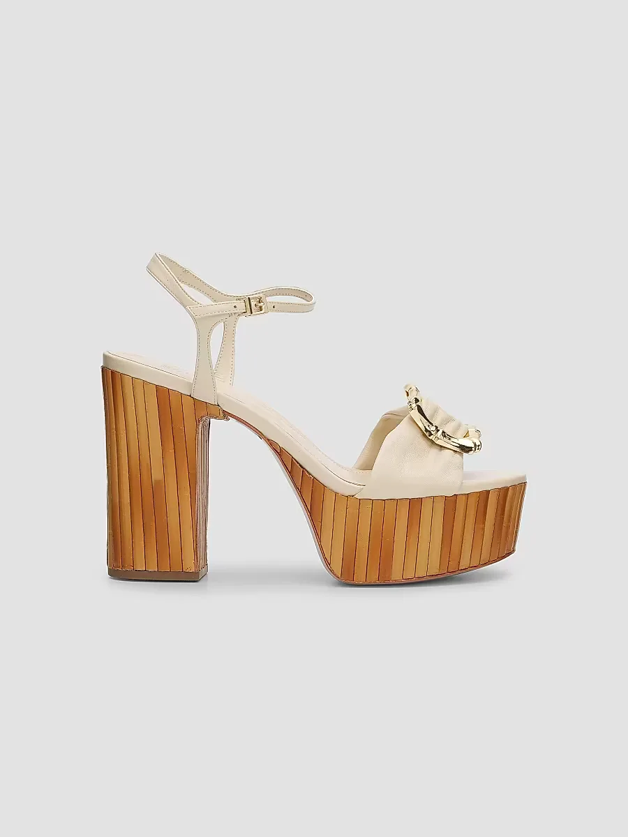 Enola 120MM Leather Platform Sandals by SCHUTZ