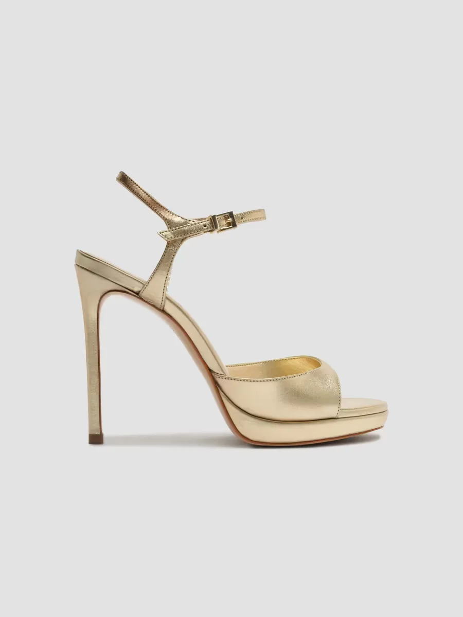 Scarlett 115MM Leather Platform Sandals