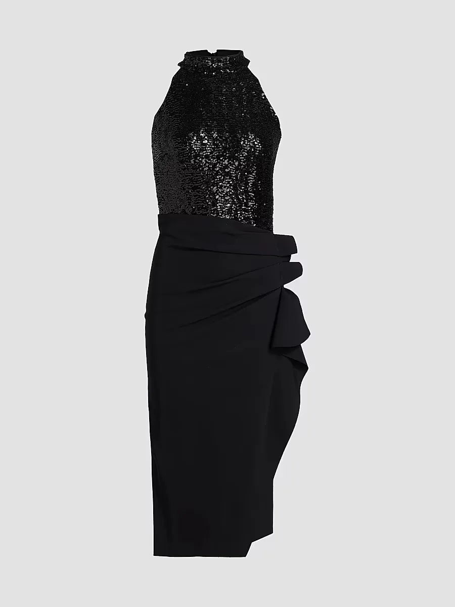 Amenadiel Sequined Cocktail Dress by Chiara Boni La Petite Robe