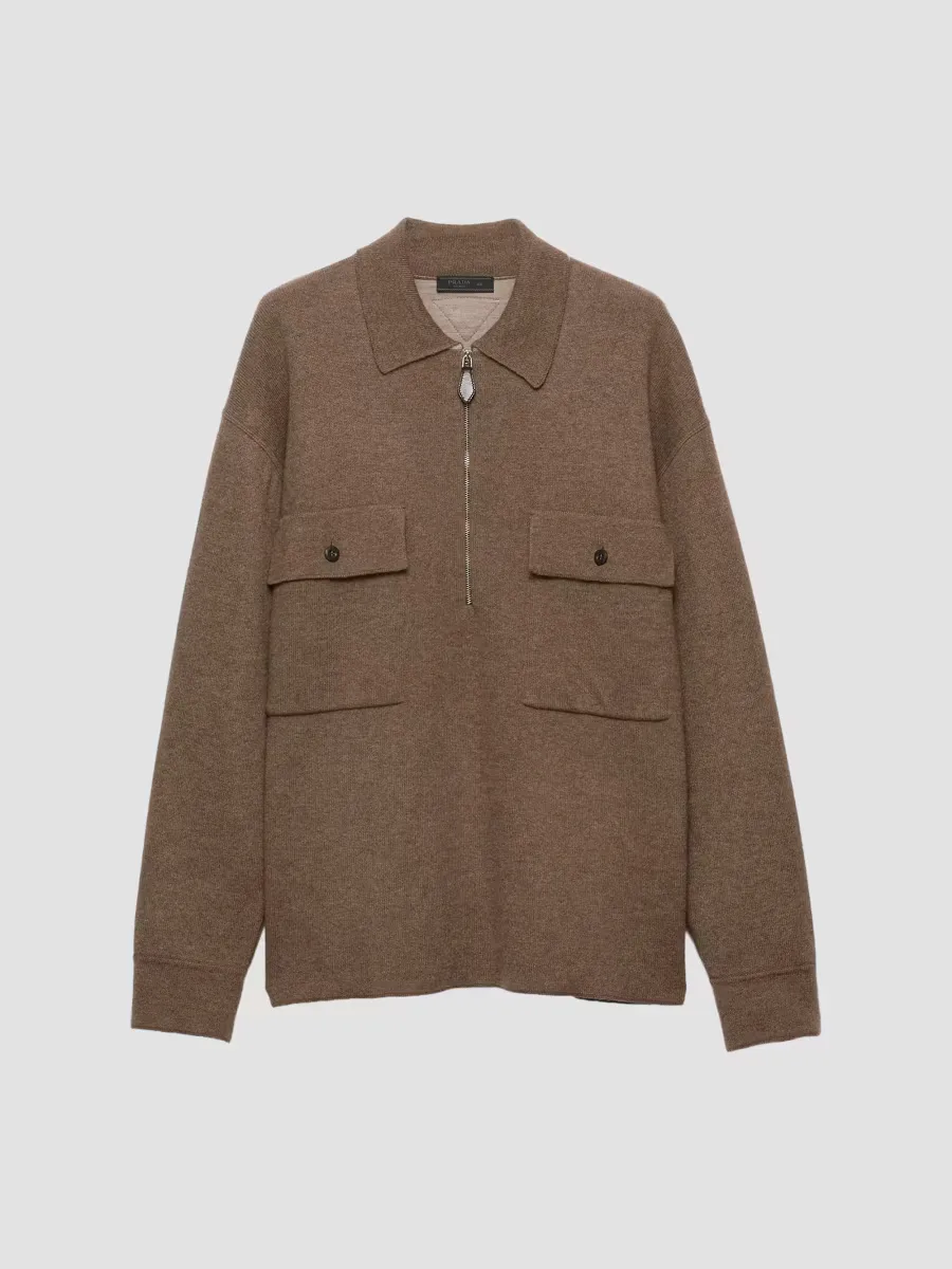 Cashmere Polo Shirt by Prada