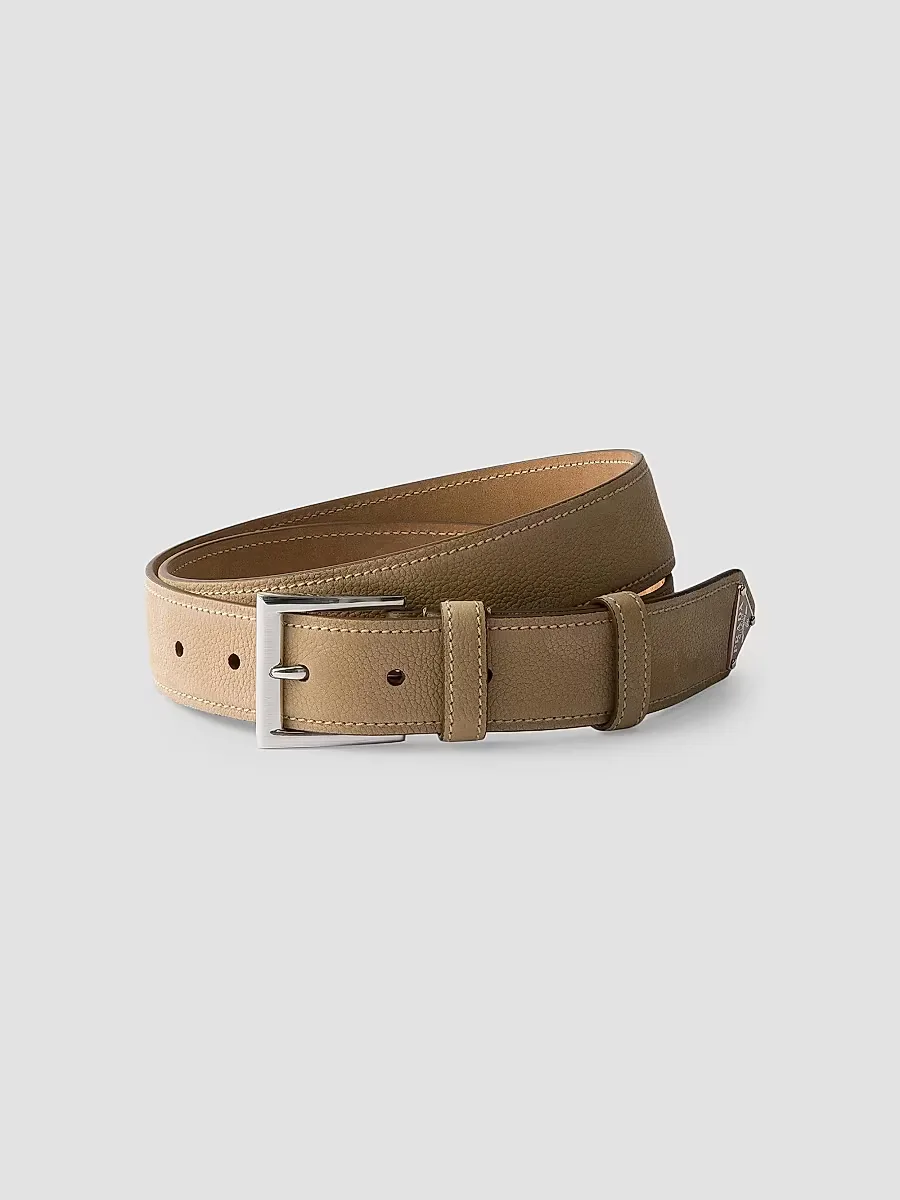 Nubuck Leather Belt by Prada
