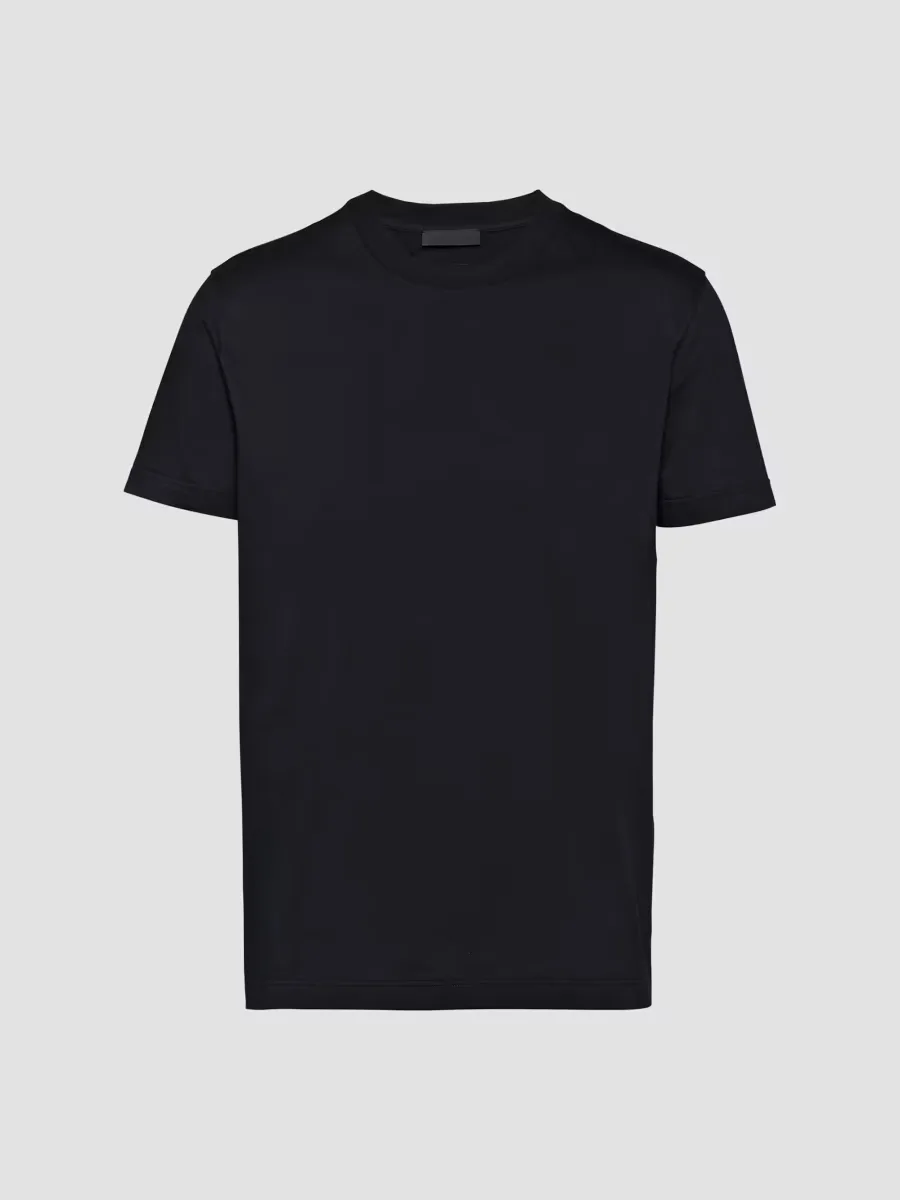 Three Pack Cotton Jersey T-Shirts by Prada