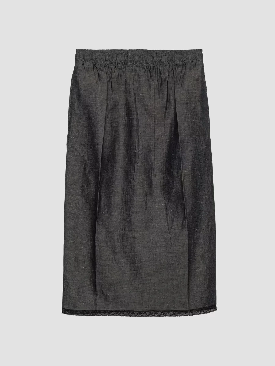 Chambray Skirt by Prada