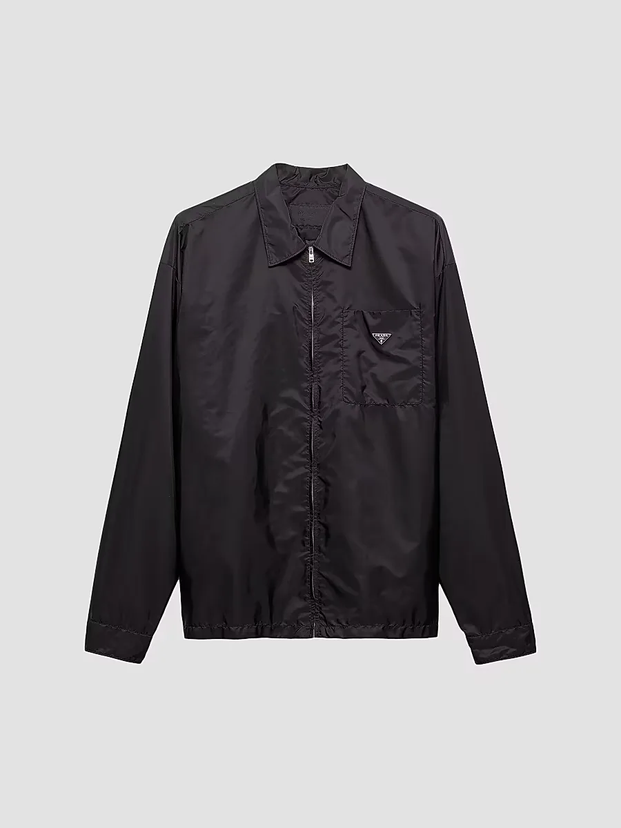 Re-Nylon Zipper Shirt by Prada