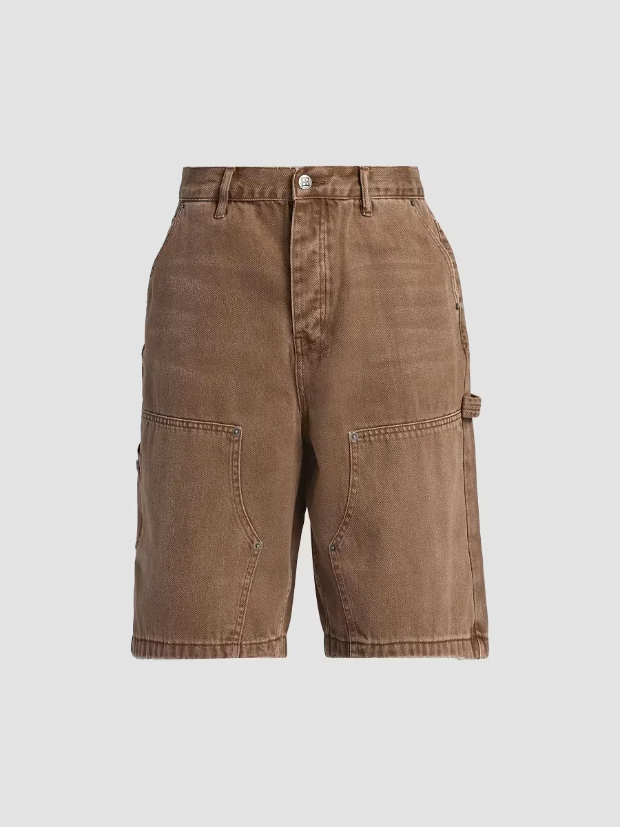 Maxx Operator Wide-Leg Carpenter Jean Shorts by Ksubi
