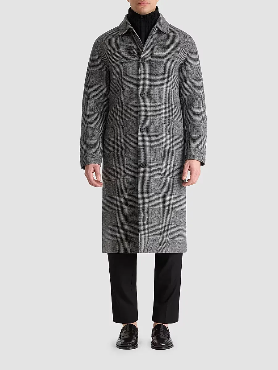 Beckett Plaid Wool Overcoat by Mackage