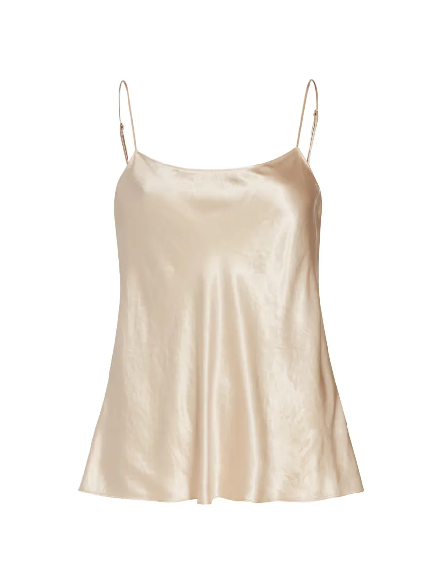 Satin Pullover Tank by Vince