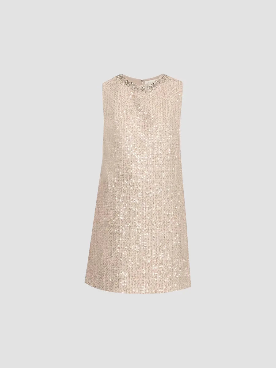 Uma Crystal-Embellished Sequin Minidress by SACHIN BABI