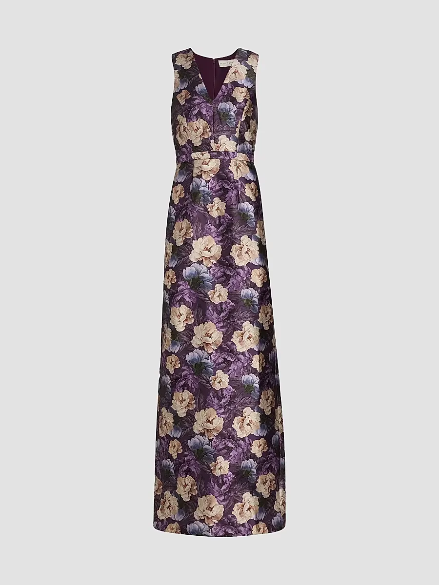 Adellyn Floral Sleeveless Gown by SACHIN BABI